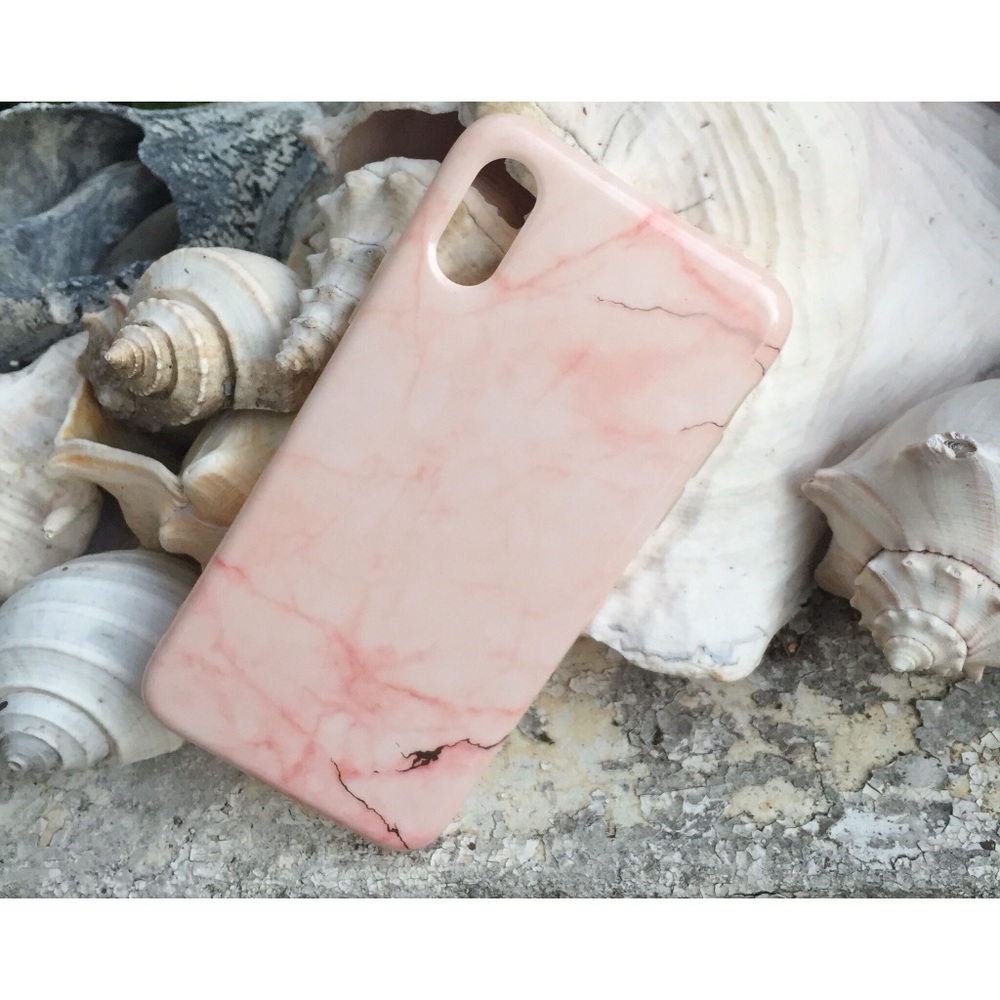FREE iPhone X pink marble skin case with any purchase